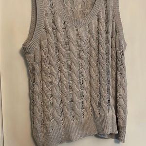 Gray vest